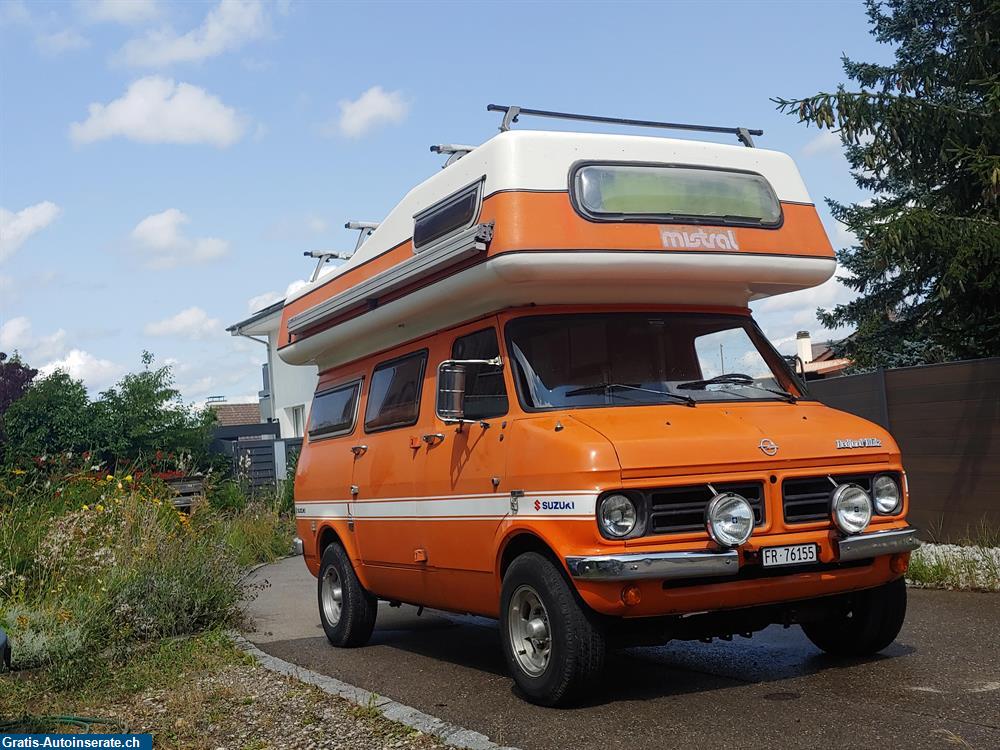 Oldtimer Opel Bedford CF Blitz Wohnmobil/-wagen