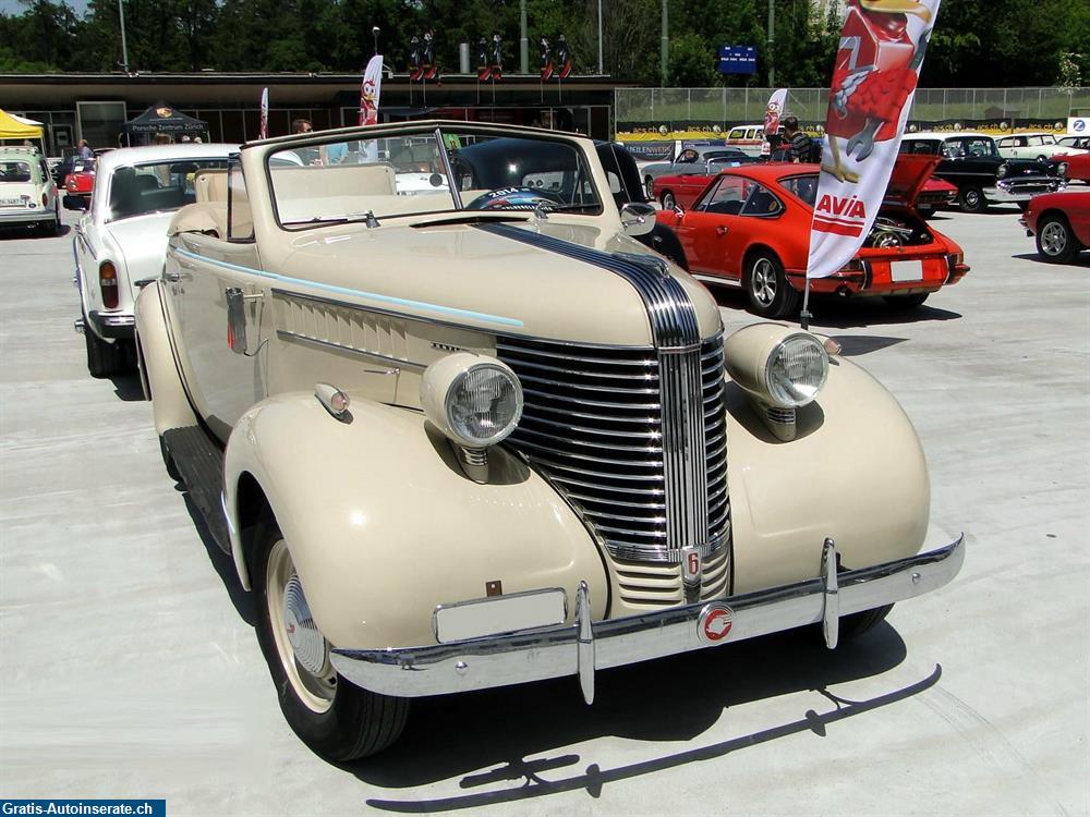 Oldtimer Pontiac Six DeLuxe Convertible 1938 Cabrio